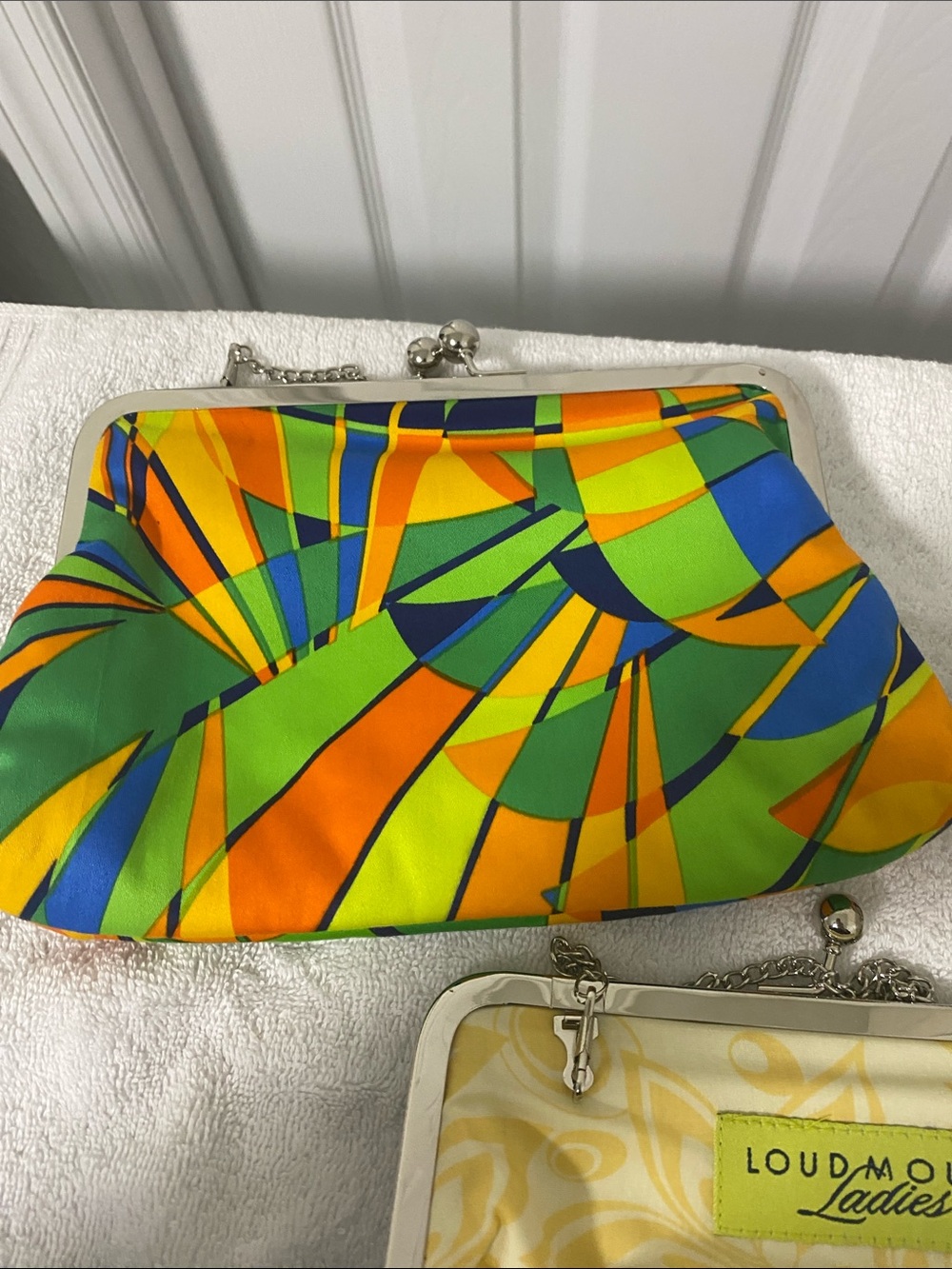 Loudmouth Ladies Mini Bags - Multicolor Stripes & Abstract Prints - Picture 4 of 6